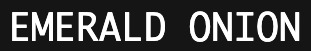 Emerald Onion